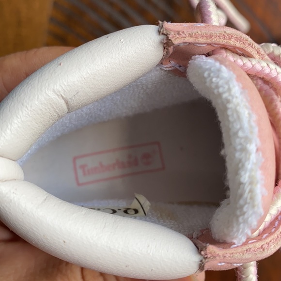 TIMBERLAND CRIB BOOTIE PINNK SIZE 1 - Picture 6 of 13